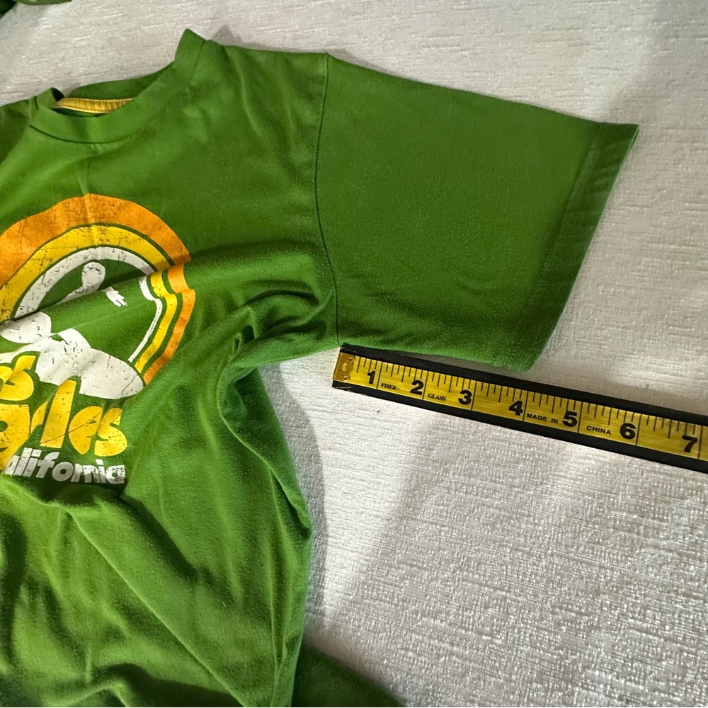 Green Youth Surf Tee with Los Angeles Print L(14-16) - Picture 6 of 10